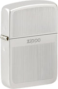 Zippo Encendedor de plata de ley: 1941 réplica con diseño grabado - alto pulido 81664