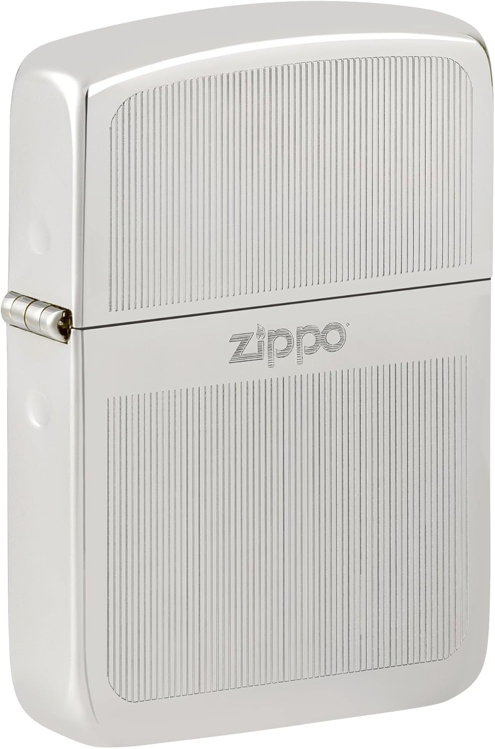 Zippo Encendedor de plata de ley: 1941 réplica con diseño grabado - alto pulido 81664